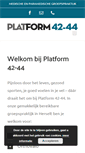Mobile Screenshot of platform42-44.be